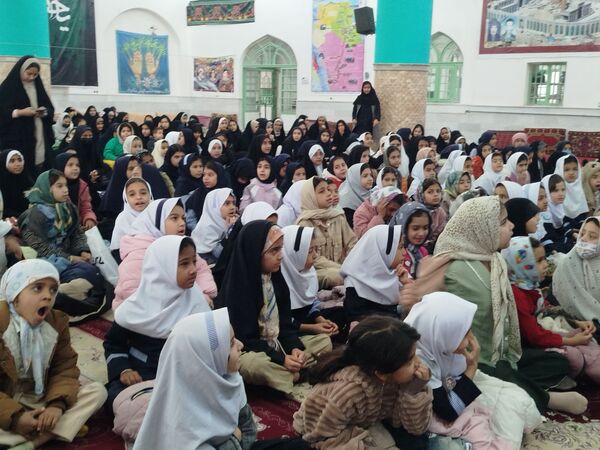 مراسم ولادت حضرت فاطمه زهرا در مهدیه صاحب زمان روستای دهنو شهرستان خلیل آباد