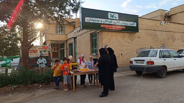 برپایی موکب کودکان و نوجوانان عاشورایی کانون پرورش فکری در یاسوج