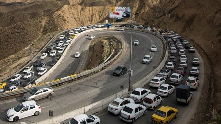 هشدار محدودیت تردد در محور کرج-چالوس 