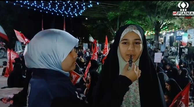 هم‌صدا با لاله‌های میناب؛ تجدید عهد دانش‌آموزان بام ایران در میدان فاضل گروسی