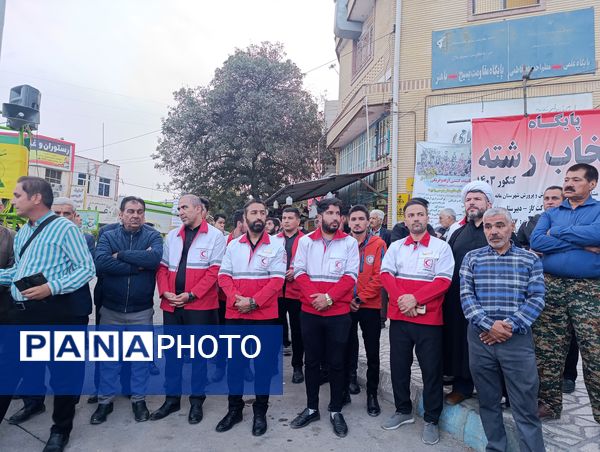 تجمع باشکوه مردم آشخانه در محکومیت اسرائیل و ترور شهید سیدحسن نصرالله 