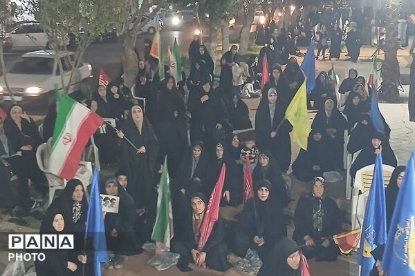 دویست و یکمین شب تجمع مردمی در میدان هفت تیر نسیم شهر