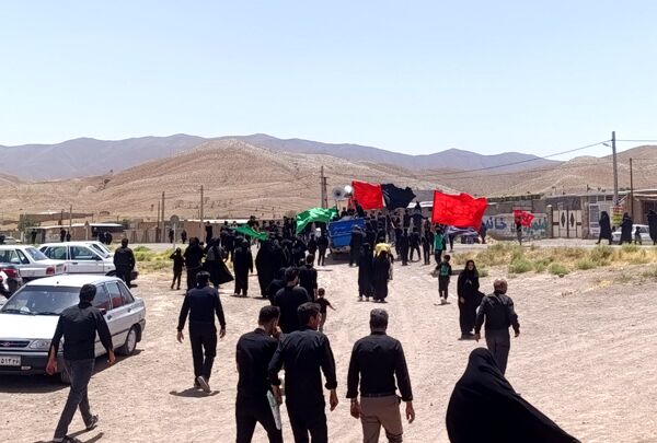 عزاداری سیدالشهدا در روستا نوری 