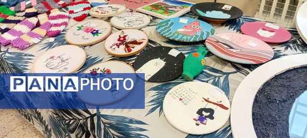 بازارچه کسب و کار دانش آموزی در دبیرستان مادر مهربان خلیل آباد