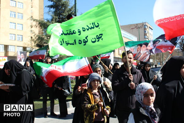 خروشِ عاشقان همدانی در چهلمین سالگرد شهادت رهبر