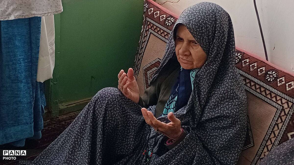 مراسم اربعین قائد امت در روستای نقاب خلیل آباد