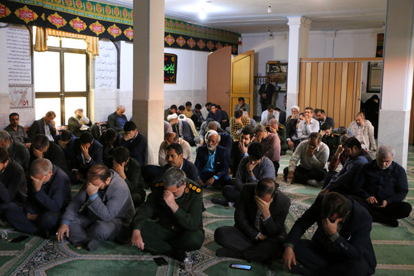 مراسم اربعین شهدای پرواز اردیبهشت در آموزش و پرورش قم