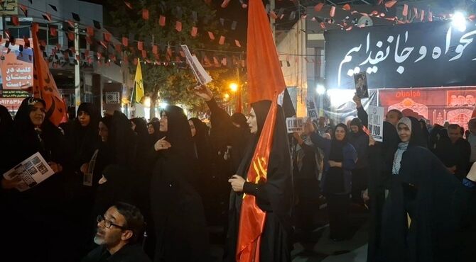 آخرین بدرقه؛ اجتماع مردم نظرآباد در میادین شهر برای وداع با رهبر شهید