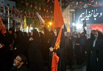 آخرین بدرقه؛ اجتماع مردم نظرآباد در میادین شهر برای وداع با رهبر شهید