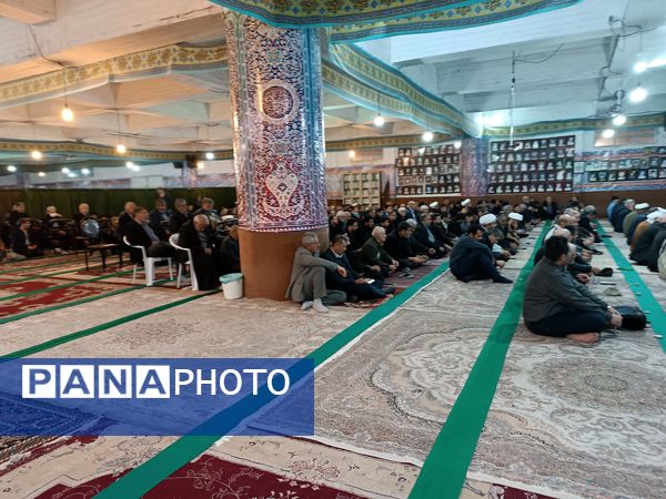 تجلیل از حافظ کل قرآن، مدد جوی روشن دل در نماز جمعه