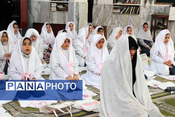 پرواز فرشته‌های آسمانی؛ جشن تکلیف دختران سملقان در مسجد جامع