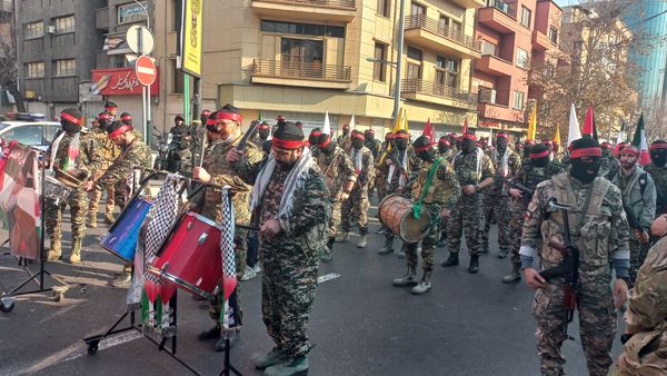 رزمایش ۱۱۰ هزار نفری راهیان قدس در تهران