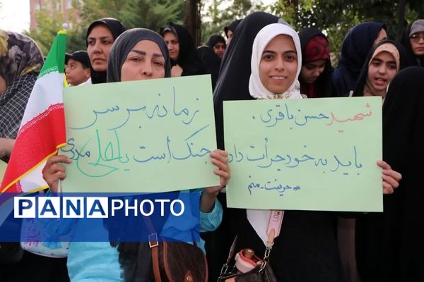 خروش مردم دلیجان علیه جنایات رژیم صهیونیستی