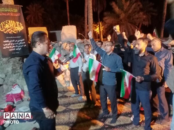 گرامیداشت شهدای دختر مدرسه شجره طیبه میناب