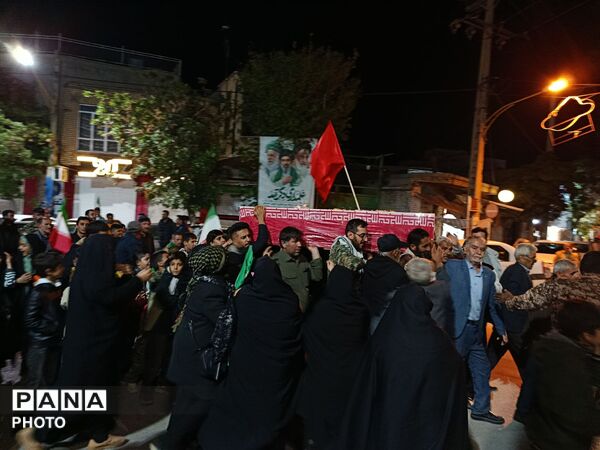 وداعِ احساسیِ مردمِ بهار با شهیدِ قهرمان؛ نادر حمیدیان