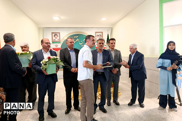 افتتاح آموزشگاه شش کلاسه خیرساز در روستای برمشور علیا