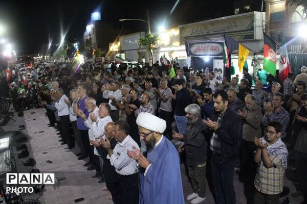 حضور پرشور نونهالان در رژه امام‌زمانی قیامدشت 
