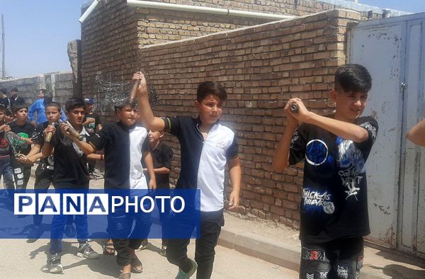 عزاداری روز عاشورای حسینی در روستای حسن آباد بلهر 