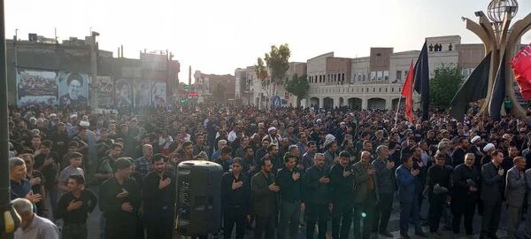 بم در سوگ رئیس‌جمهور مردمی، جهادی و انقلابی 