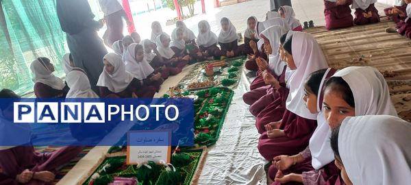 سفره صلوات و سه‌شنبه‌های مهدوی در دبستان شهید ابراهیم تنیده؛ جلوه‌ای از عشق و انتظار