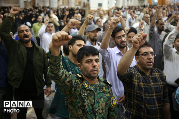 وداع با پیکر مطهر شهید عباس آقایی در قم