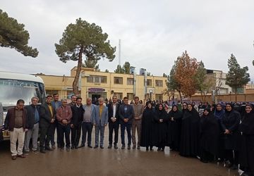 بازدید مسولان فحک از هنرستان فلسطین