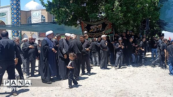 عزاداری چهار مین روز از ماه محرم در بوژ آباد میهمان قاب پانا