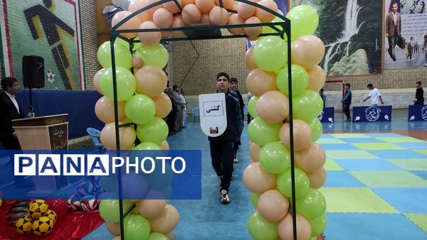 افتتاح المپیاد ورزشی درون‌مدرسه‌ای در هنرستان شهید مافی چناران