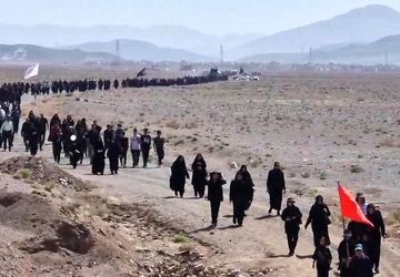 قدم به قدم با جاماندگان اربعین حسینی در شهرستان کوهپایه 
