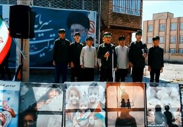 حضور پُرشور مردم و جوانان شهرستان فیروزه در راهپیمایی روز جهانی قدس 