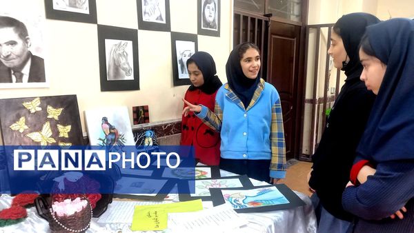 نمایشگاه هنری مدرسه شهید مدرس تبریز