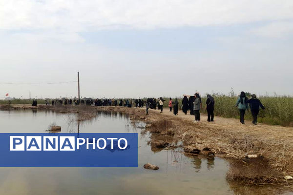 حضور ۴۰۰ دانش‌آموز دختر شهرستان سمنان در مناطق عملیاتی دفاع مقدس