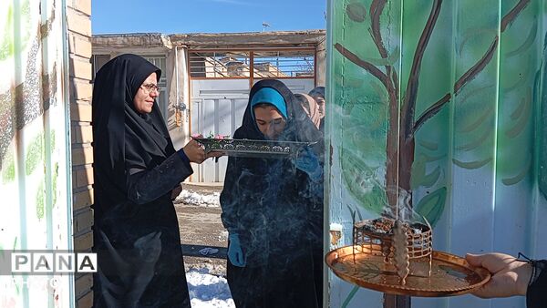 اردوی جهادی نوجهادان دانش‌آموز در دبستان مودت روستای لارک
