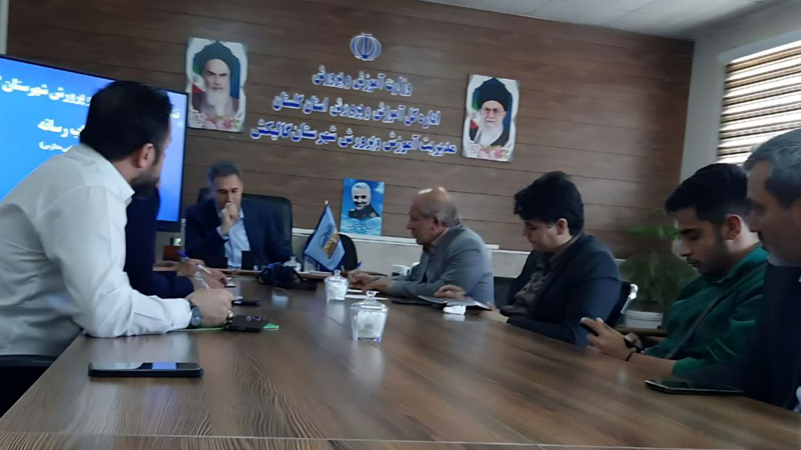 جزئیات جلسع رئیس آموزش و پرورش گالیکش با اصحاب رسانه