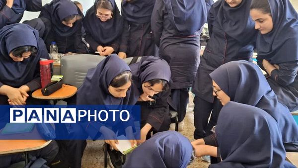 آموزش حفاظت از منابع طبیعی در دبیرستان حضرت زهرا (س) اشتهارد