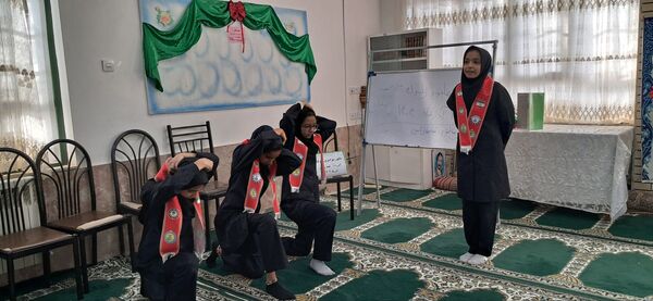 مانور زلزله در مدرسه شهید رزمی خلیل آباد