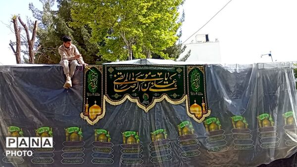 آماده سازی موکب خدمتگزاران رضوی برای خدمت رسانی به مردم همزمان با میلاد امام رضا(ع) در یاسوج