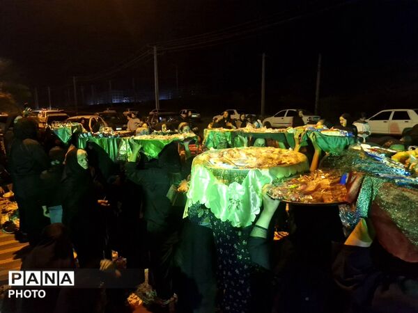 مراسم سینی‌گردانی حضرت قاسم (ع) در شب شام غریبان