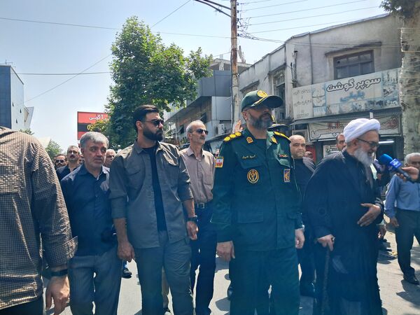 تشییع پیکر شهید پارسا شکوهی در قائمشهر