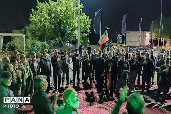 مراسم عزاداری ششمین شب از ماه محرم الحرام در حسینیه شهدای شهر بار