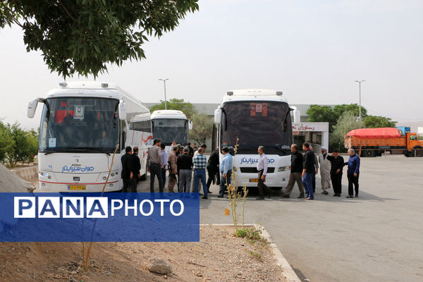اعزام کاروان راهیان نور بسیج فرهنگیان قم به مناطق شمال‌غرب کشور