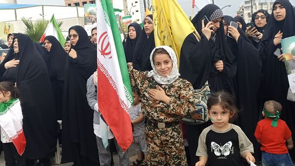 تجمعات پرشور مردم شهرستان محمودآباد برای عملیات وعده صادق۳