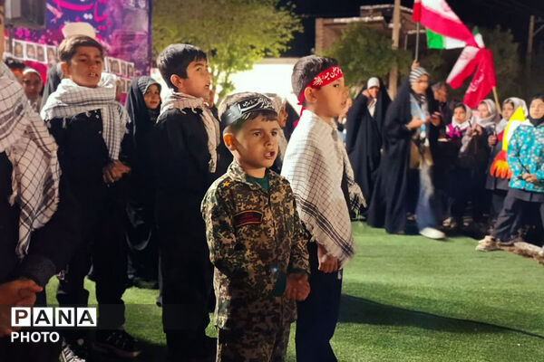 حضور شهروندان شهرستان مانه در اجتماعات شبانه 