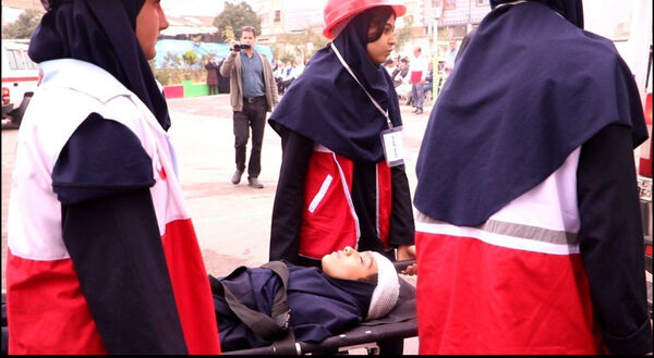 مانور زلزله در استان گلستان