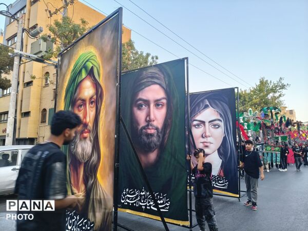 کاروان عظیم نوجوان کربلا در خیابان پروین 