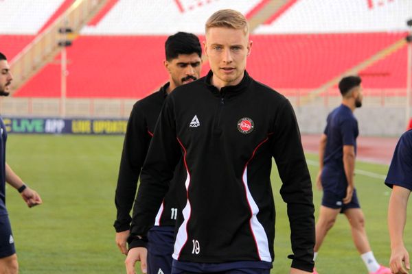 تمرین بازیکنان تیم تراکتور پیش از بازی با الوحده امارات