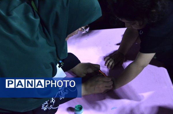 مراسم شب هشتم محرم در  هیئت فرهنگیان 