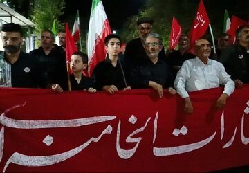 بدرقه آقای شهید ایران در شهرکرد
