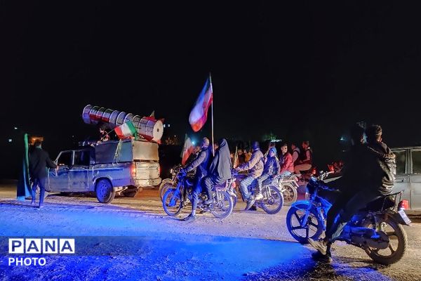 گذری بر رژه خودرویی در شهر بار نیشابور