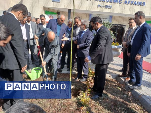 کاشت نهال یادمان صحن دانش تا کرسی قانون‌گذاری 